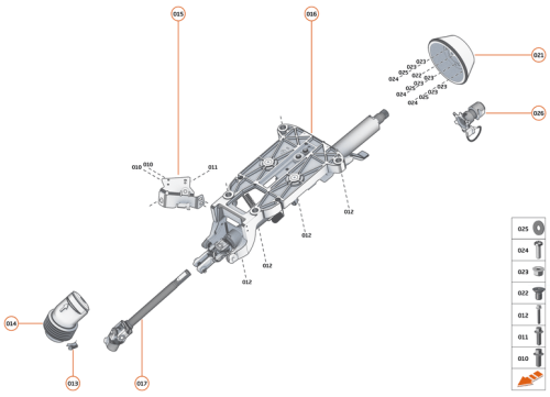 Part Diagram for McLaren 14DA009CP