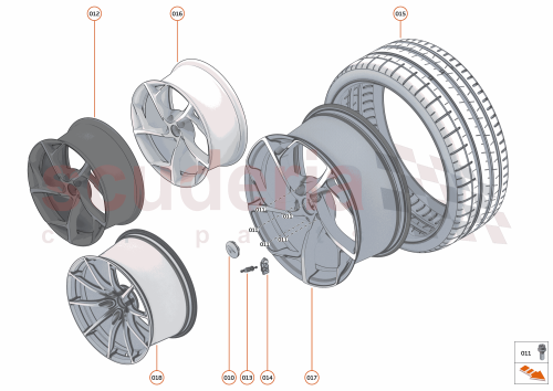 Part Diagram for McLaren 16AA728CP