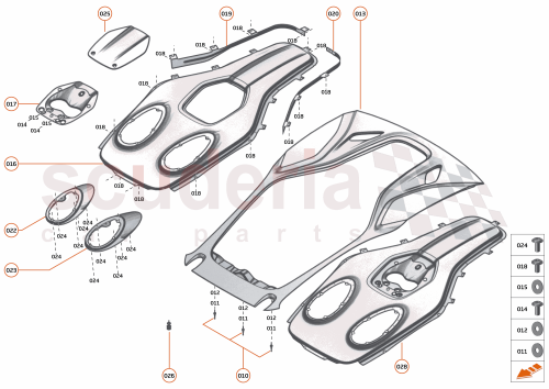 Part Diagram for McLaren 13A4195CP