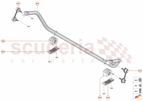 Part Diagram for McLaren 13BA184RP