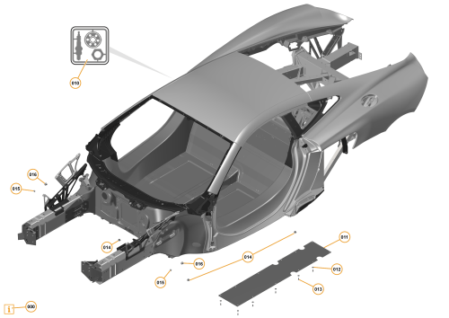 Part Diagram for McLaren 11A4764CP
