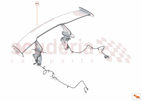 Part Diagram for McLaren 13AA901MP