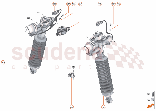 Part Diagram for McLaren 13BA447RP