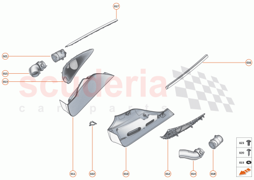 Part Diagram for McLaren 23NA030CP