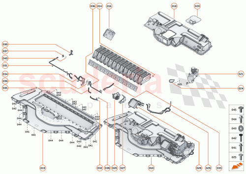 Part Diagram for McLaren 23JA167CP