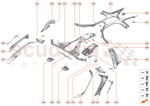 Part Diagram for McLaren 14NA428RP