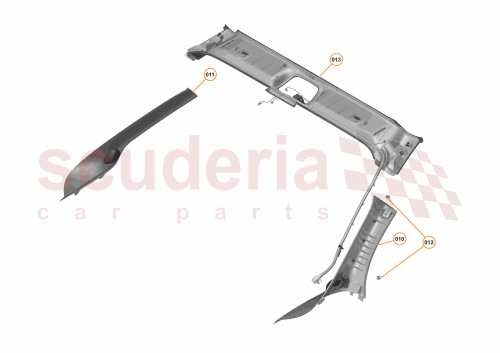 Part Diagram for McLaren 13NA029SP
