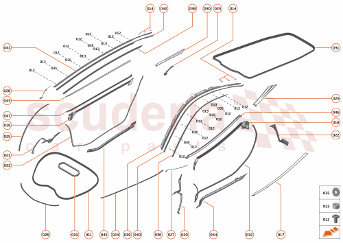 Part Diagram for McLaren 22AA714GP