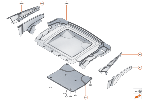 Part Diagram for McLaren 14AB165SP