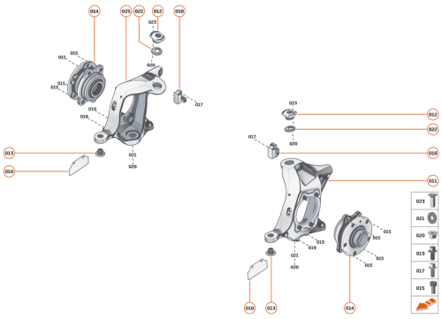 Part Diagram for McLaren 23BA564CP