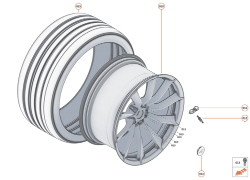 Part Diagram for McLaren 23BA079CP