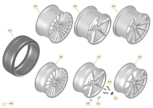 Part Diagram for McLaren 11B1765LP