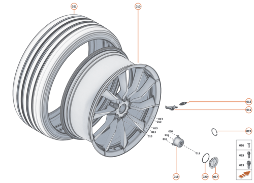 Part Diagram for McLaren 23BA235CP