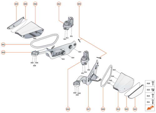 Part Diagram for McLaren 23AE052CP
