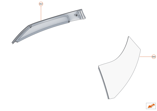 Part Diagram for McLaren 13A6382CP