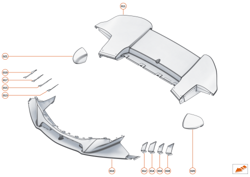 Part Diagram for McLaren 16AD475CP