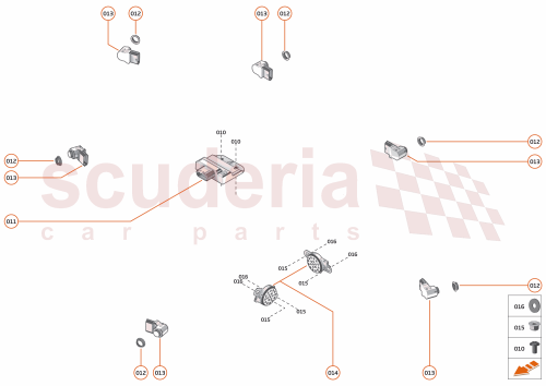 Part Diagram for McLaren P14.A072