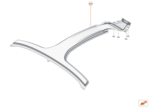 Part Diagram for McLaren 15AA385CP