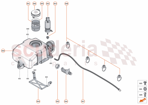 Part Diagram for McLaren 16AD536CP