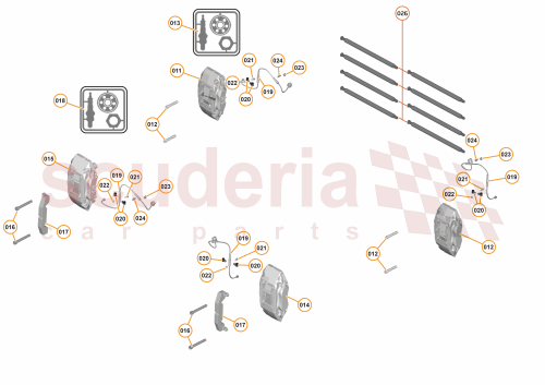 Part Diagram for McLaren 11CA010CP