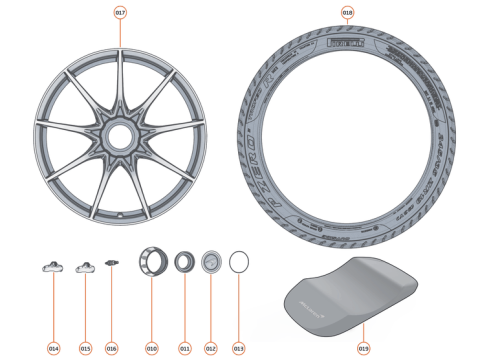 Part Diagram for McLaren 15BA225CP