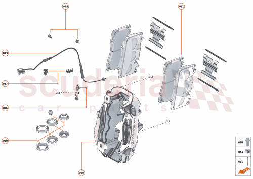 Part Diagram for McLaren 14CA106RP