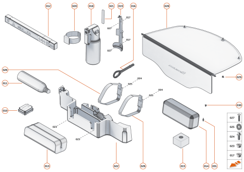 Part Diagram for McLaren 22NA867GP