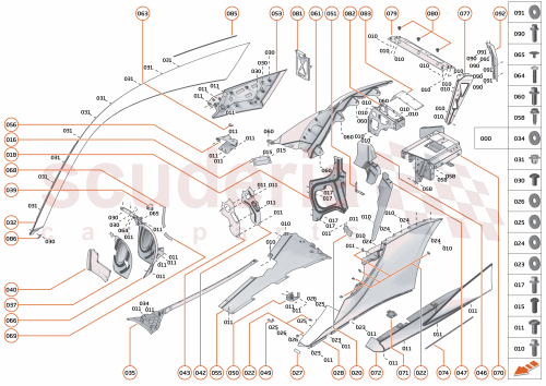 Part Diagram for McLaren 13A6672CP