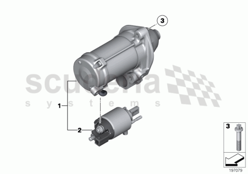 Part Diagram for Rolls Royce 12 41 7579153