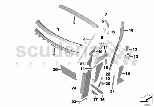 Part Diagram for Rolls Royce 41 21 7118543