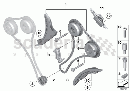 Part Diagram for Rolls Royce 11 31 7574334
