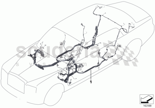 Part Diagram for Rolls Royce 61 11 0422778