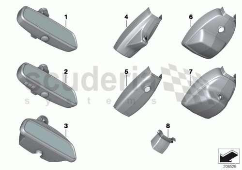 Part Diagram for Rolls Royce 51 16 9177321