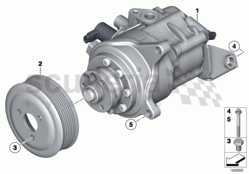 Part Diagram for Rolls Royce 07 11 9907224