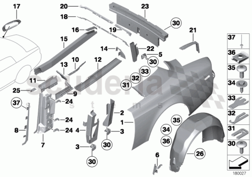 Part Diagram for Rolls Royce 41 21 7138240