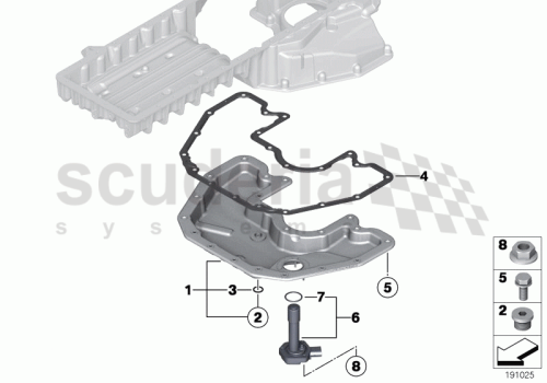 Part Diagram for Rolls Royce 11 13 7574532