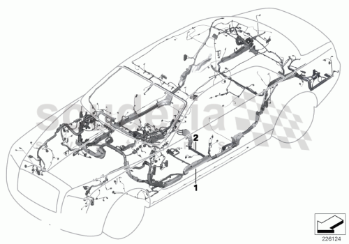 Part Diagram for Rolls Royce 61 11 2183391