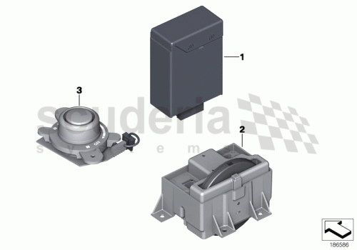 Part Diagram for Rolls Royce 64 11 2162122