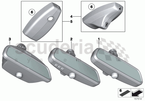 Part Diagram for Rolls Royce 51 16 7117761