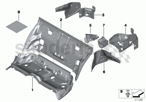 Part Diagram for Rolls Royce 51 48 9165328