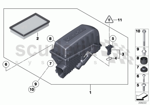 Part Diagram for Rolls Royce 13 71 7588501