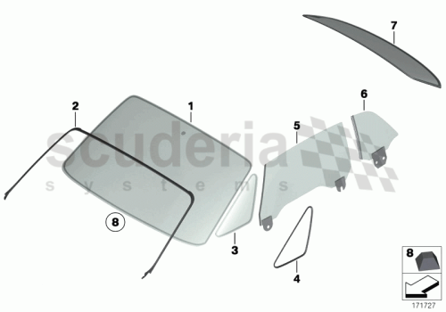 Part Diagram for Rolls Royce 51 31 7176589
