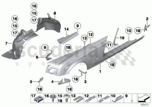 Part Diagram for Rolls Royce 41 21 7138241