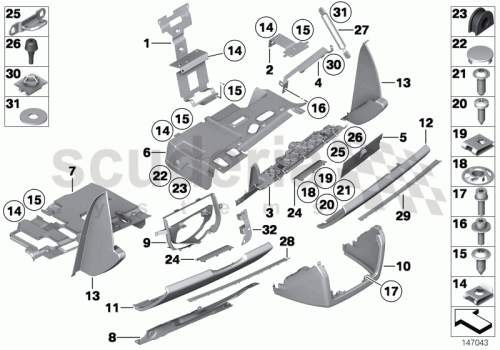 Part Diagram for Rolls Royce 51 45 7115715