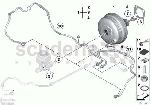 Part Diagram for Rolls Royce 34 33 1158929