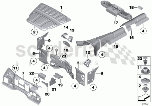 Part Diagram for Rolls Royce 51 48 9133933