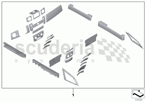 Part Diagram for Rolls Royce 51 45 7117394
