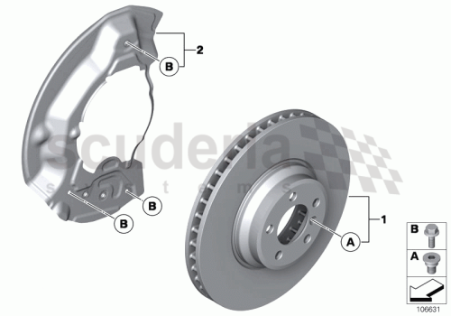 Part Diagram for Rolls Royce 34 11 0148584