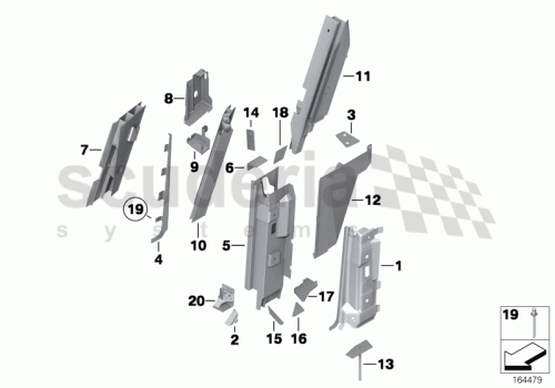 Part Diagram for Rolls Royce 41 21 7206616