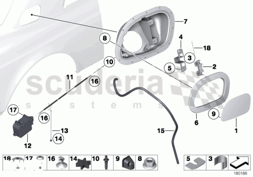 Part Diagram for Rolls Royce 51 25 7203160